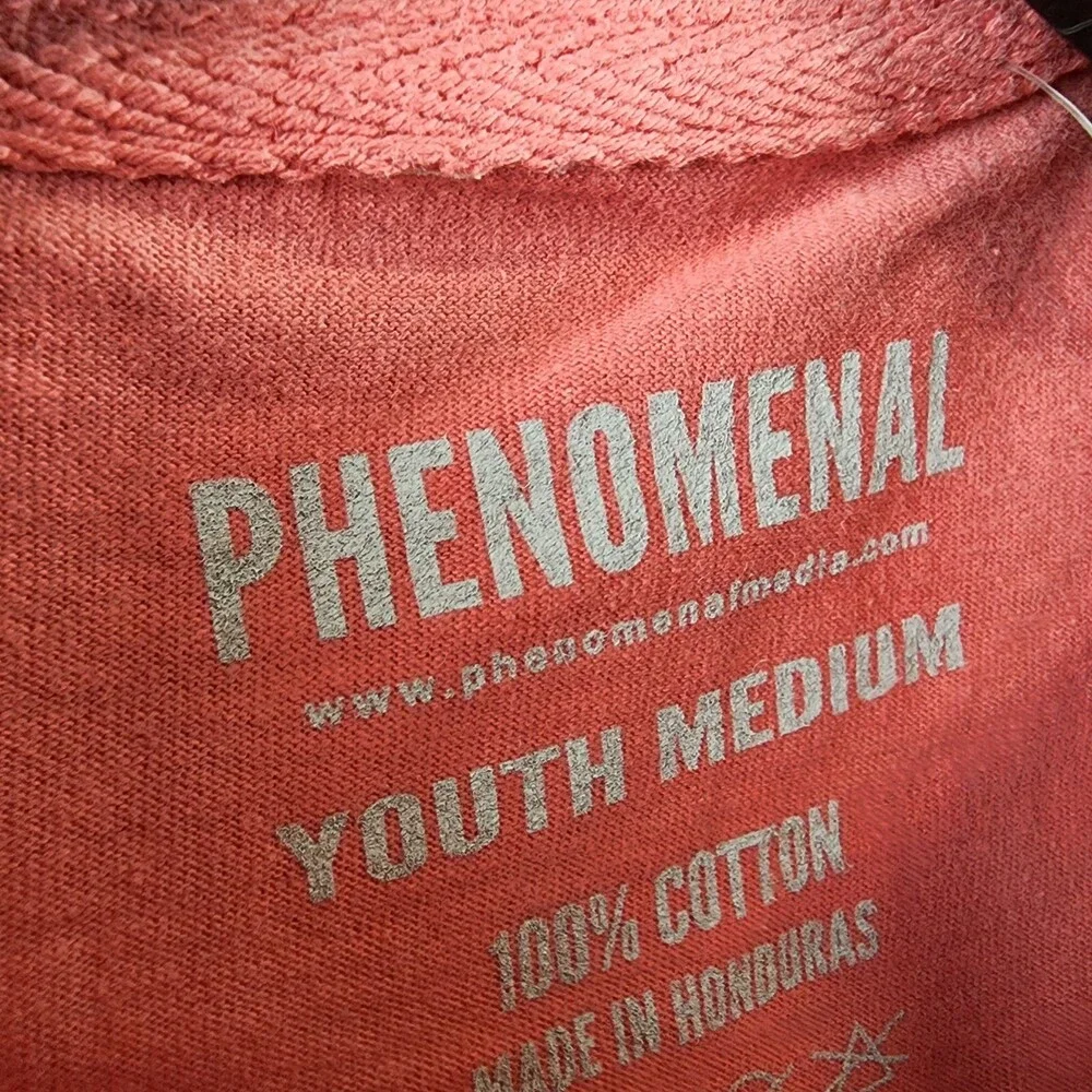 Phenomenal Ambitious Printed T-Shirt Kids M (8-10) Pink Short Sleeve Pullover~ - Picture 6 of 14